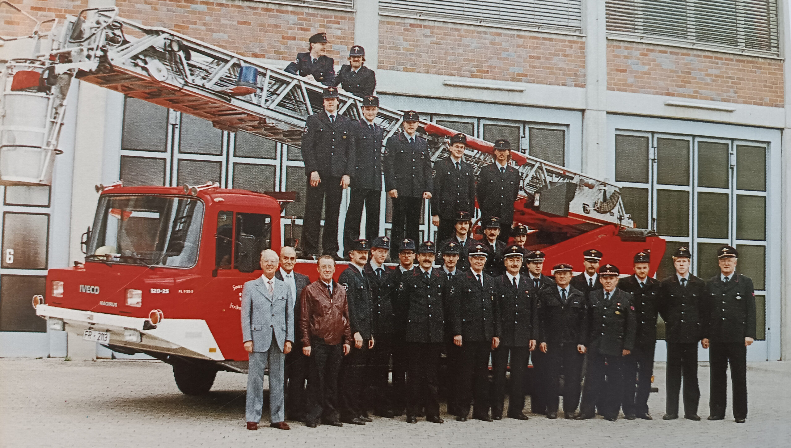 Der Löschzug 5 im Jubiläumsjahr 1990