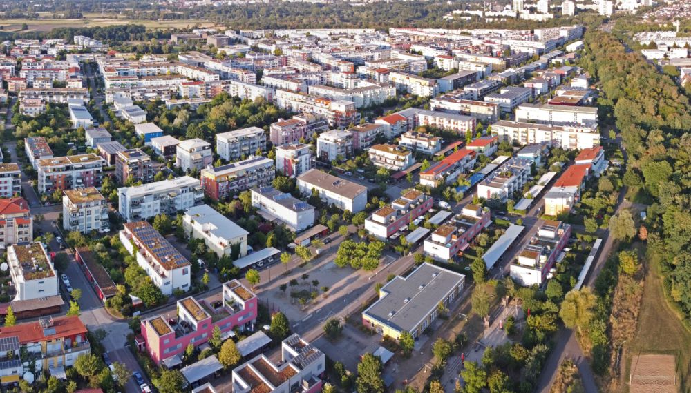 Luftansicht Rieselfeld