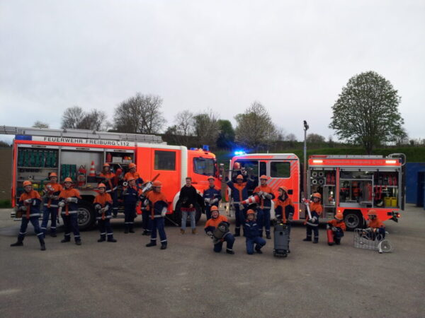 Gemeinschaftsübung Jugendfeuerwehr Opfingen mit Tiengen-Munzingen