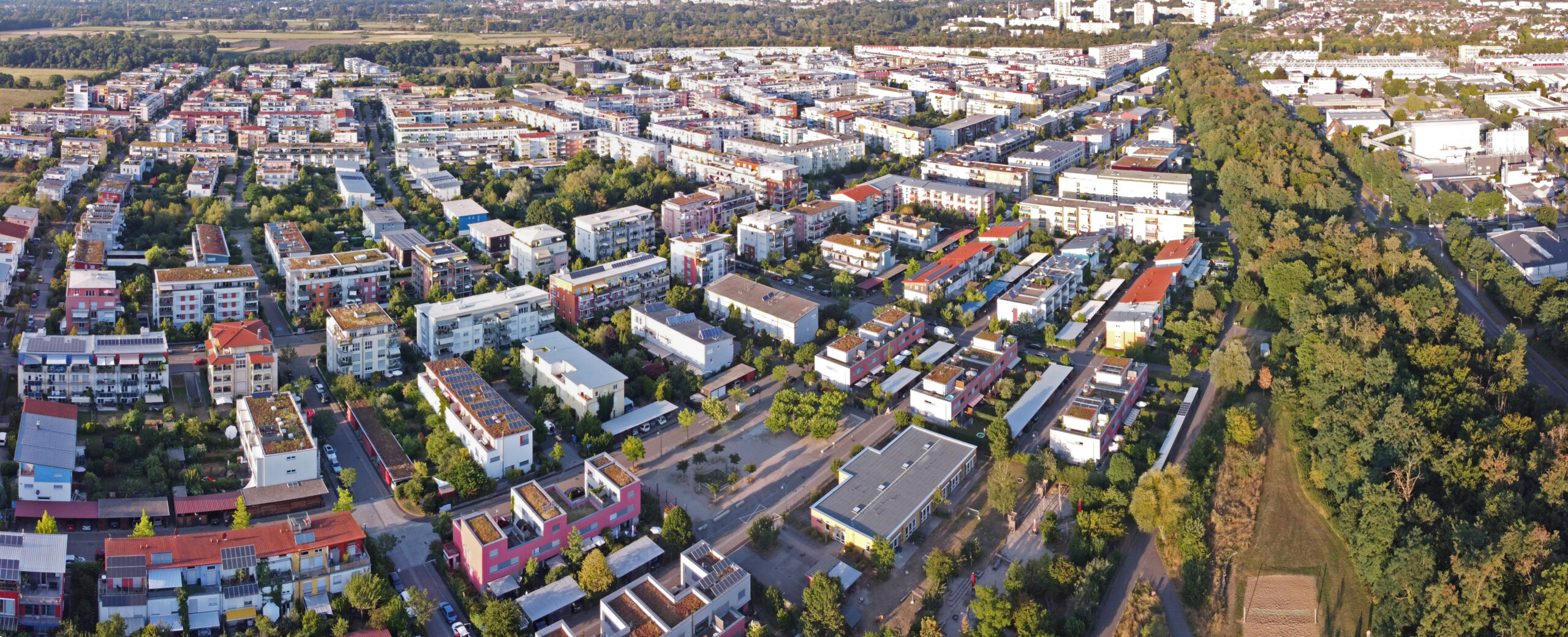 Luftansicht Rieselfeld